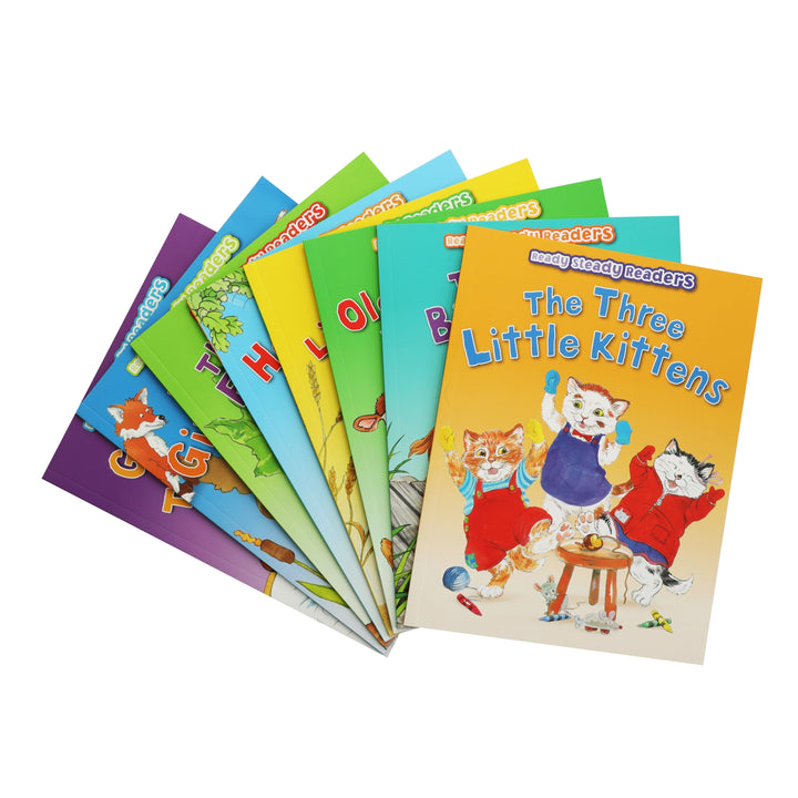 Ready Steady Readers by Lesley Smith 8 Books Collection Set - Ages 3+ - Paperback