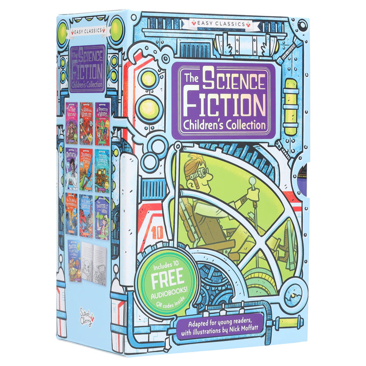 The Science Fiction Children's Classics Collection Illustrated 10 Book Box Set - Ages 7-9 - Paperback