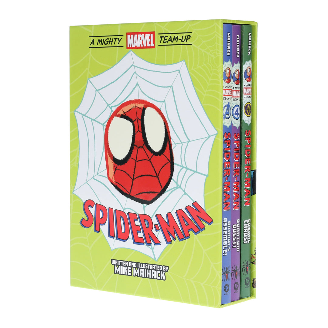 Spider-Man: A Mighty Marvel Team-Up By Mike Maihack 3 Books Collection Box Set - Ages 6-9 - Hardback