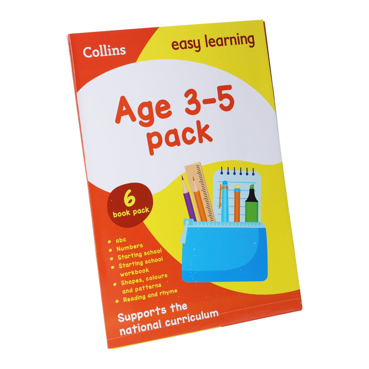 Collins Easy Learning Starter Set Ages 3–5 Ideal for home learning 6 Books Pack - Age 3-5 - Paperback 0-5 HarperCollins Publishers