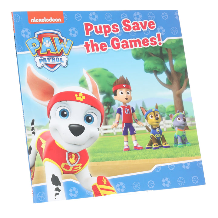 PUPS SAVE THE GAMES! - Paw Patrol Picture Story Book - Ages 3-5 - Paperback