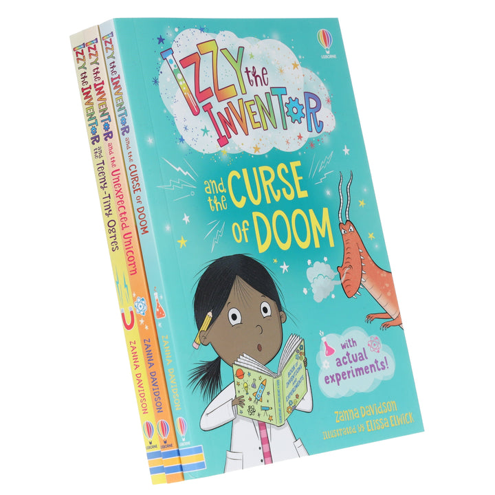 Izzy the Inventor Series By Zanna Davidson 3 Books Collection Set - Ages 5-8 - Paperback