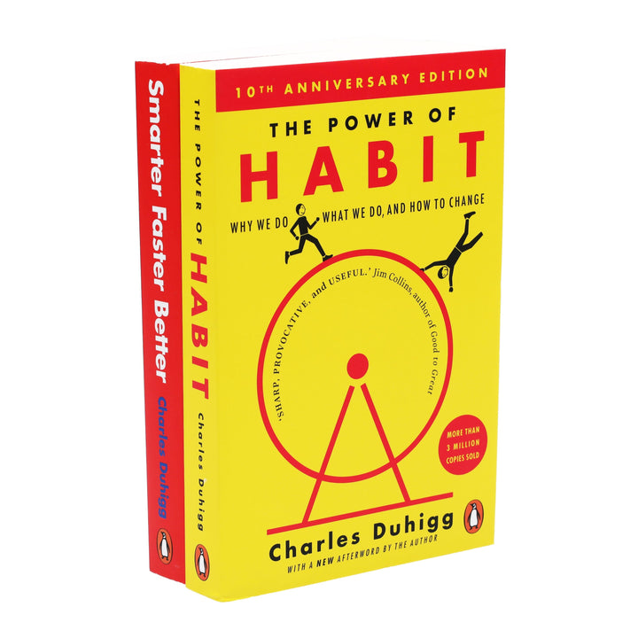Smarter Faster Better & The Power of Habit By Charles Duhigg 2 Books Collection - Non Fiction - Paperback