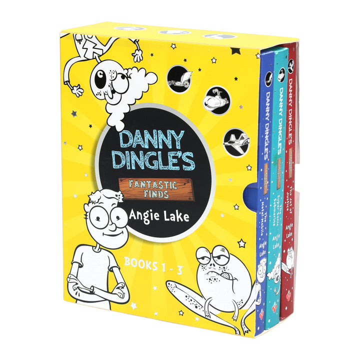 Danny Dingle's Fantastic Finds 3 Books Box Set By Angie Lake - Ages 7-12 - Humour - Paperback 7-9 Sweet Cherry Publishing