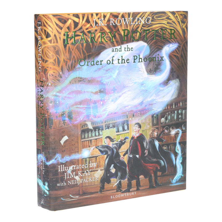 Harry Potter and the Order of the Phoenix By J.K. Rowling (Illustrated Edition) - Ages 9+ - Hardback