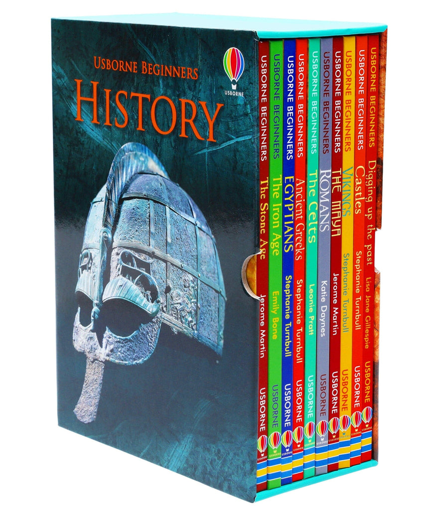Usborne Beginners History 10 Books Collection Box Set (Stone Age, Iron Age,  Egyptians, Ancient Greeks, Romans, Vikings, Castles & MORE!): Emily Bone,  Leonie Pratt, Lisa Jane Gillespie, Jerome Martin: 9781474929097:  Amazon.com: Books