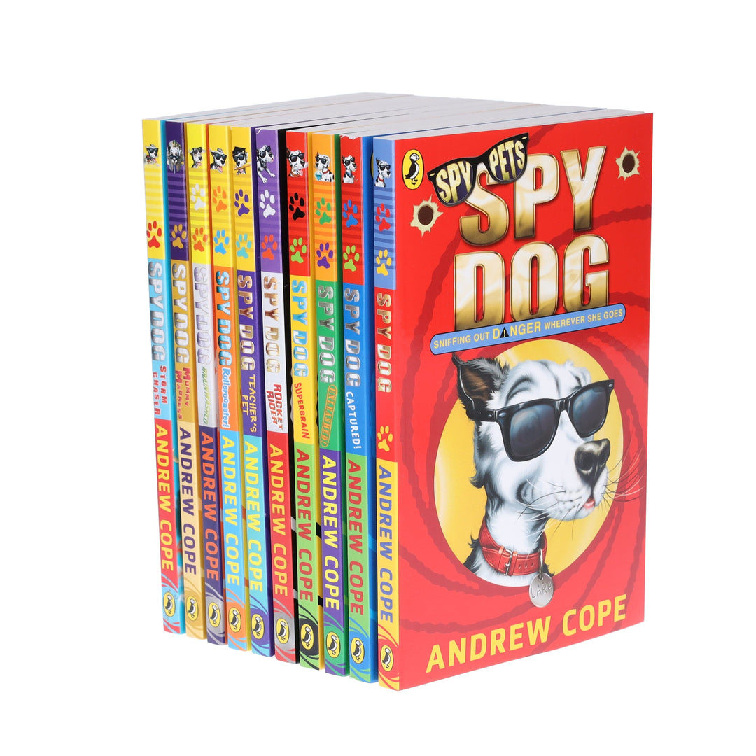 Spy Dog Series 10 Books Collection Set By Andrew Cope - Ages 7-12 - Paperback 7-9 Puffin