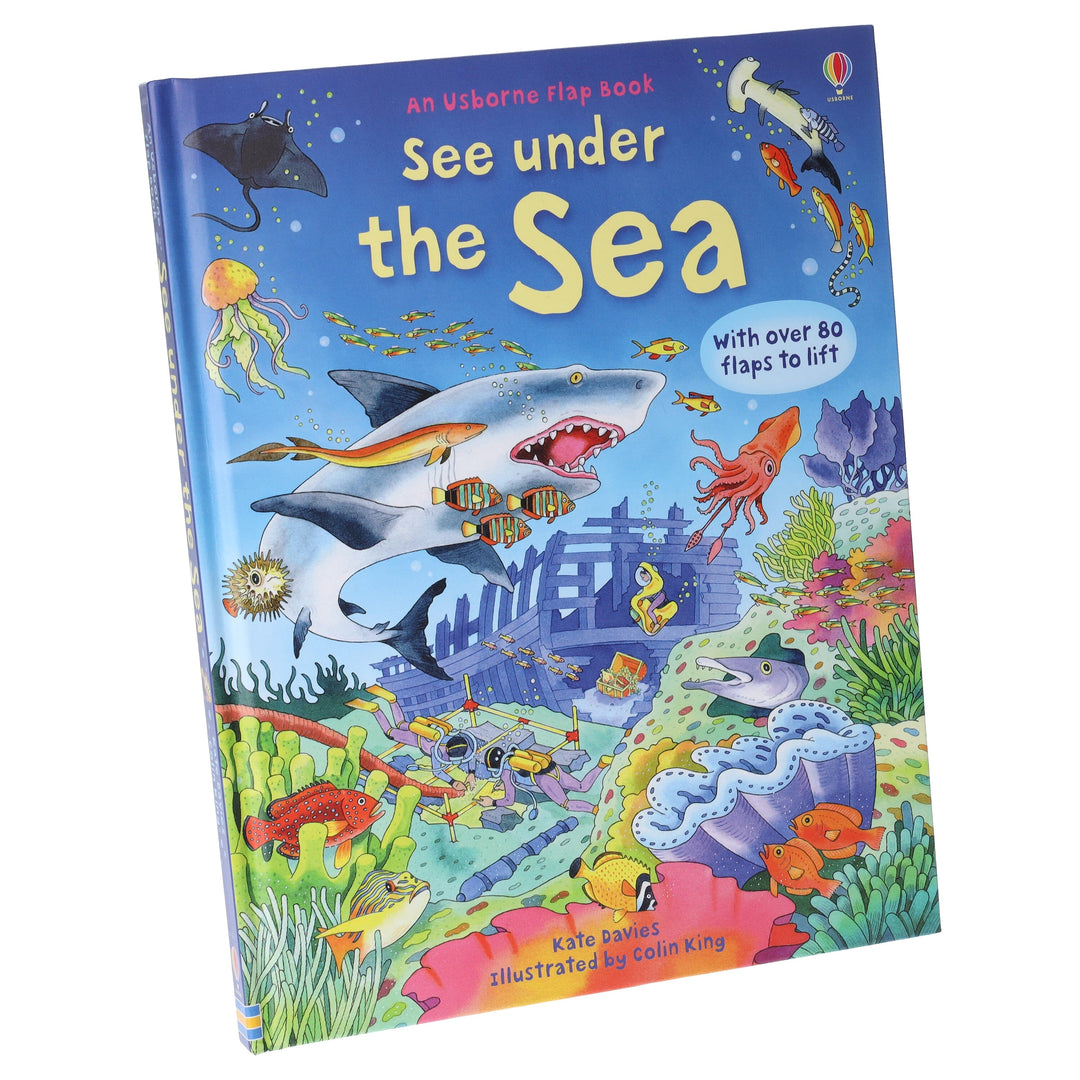 See Inside: See Under the Sea (An Usborne Flap Book) By Kate Davies - Ages 6-9 - Board Book 7-9 Usborne Publishing Ltd