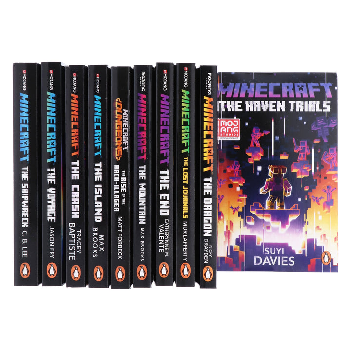 The Official Minecraft Novels: 10 Books Collection Set - Ages 7-11 - Paperback