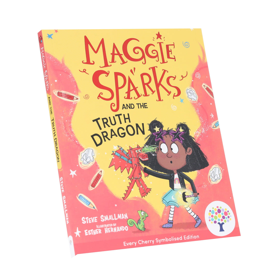 Maggie Sparks and the Truth Dragon: Accessible Symbolised Edition by Steve Smallman - Ages 5+ - Paperback (Includes Free Signing Video & Audiobook)
