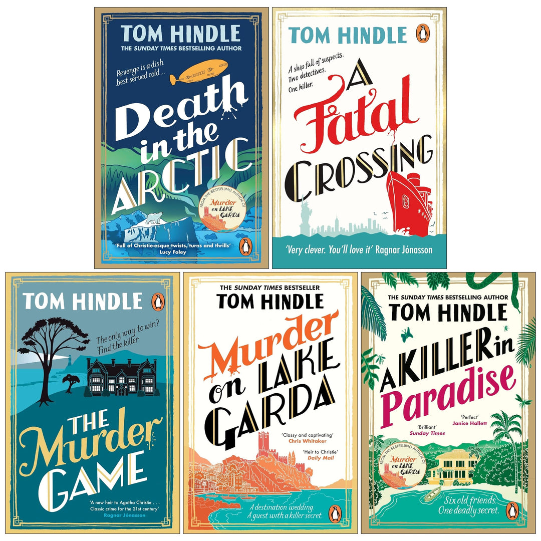 Tom Hindle Murder Mystery Collection 5 Books Set - Fiction - Paperback