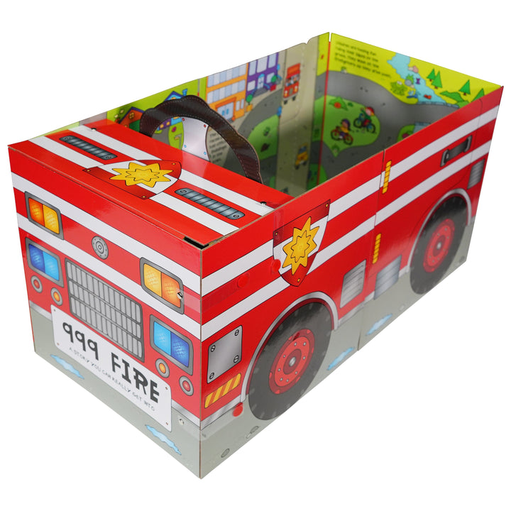 Convertible Fire Engine – Great Value Sit In Fire Engine, Interactive Playmat & Fun Storybook By Amy Johnson - Ages 2+ - Board Book
