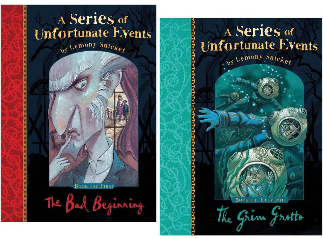 A Series of Unfortunate Events By Lemony Snicket 2 Books Collection Set - Ages 9-14 - Paperback
