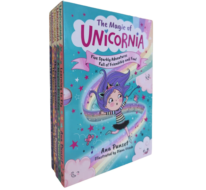 The Magic of Unicornia Series by Ana Punset Illustrated 5 Books Collection Box Set - Ages 5+ - Paperback