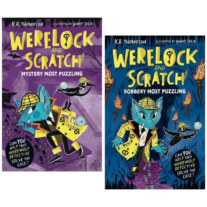 Werelock and Scratch Series by K.R. Thompson Illustrated 2 Books Collection Set - Ages 7+ - Paperback
