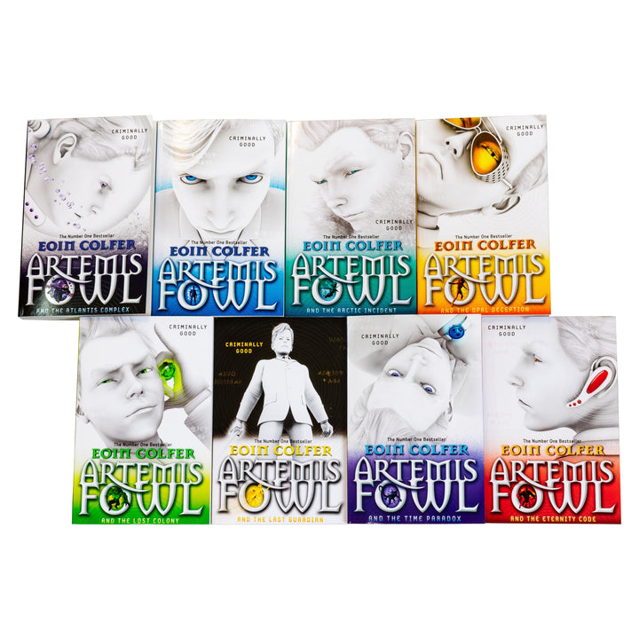 Artemis Fowl Collection Eoin Colfer 8 Books Set Last Guardian, Opal Deception - Adult - Paperback Young Adult Penguin