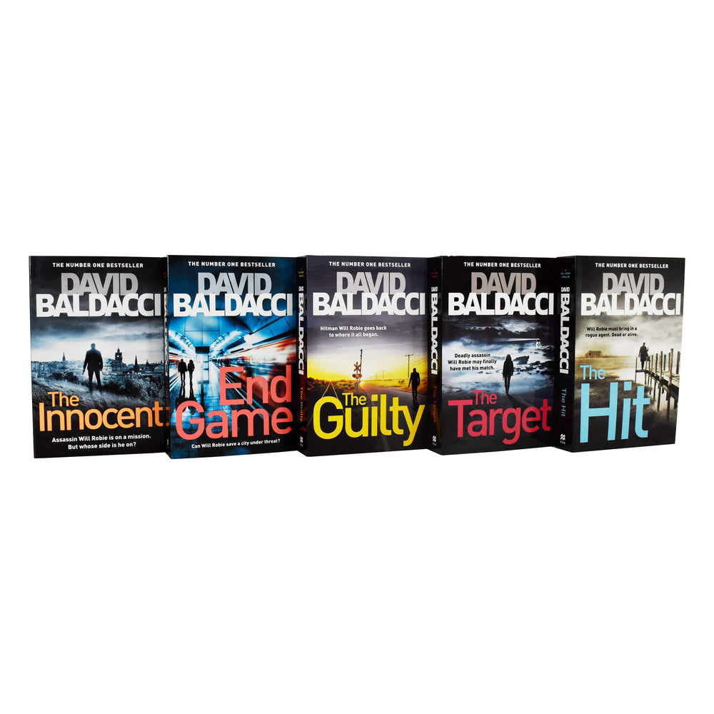 David Baldacci Will Robie Series 5 Book Collection - Adult - Paperback Young Adult Pan Macmillan