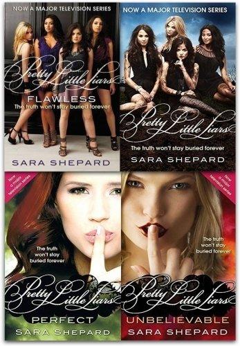 Pretty Little Liars 4 Books Series 1 Set Pack - Young Adult - Paperback - Sara Shepard Young Adult Atom