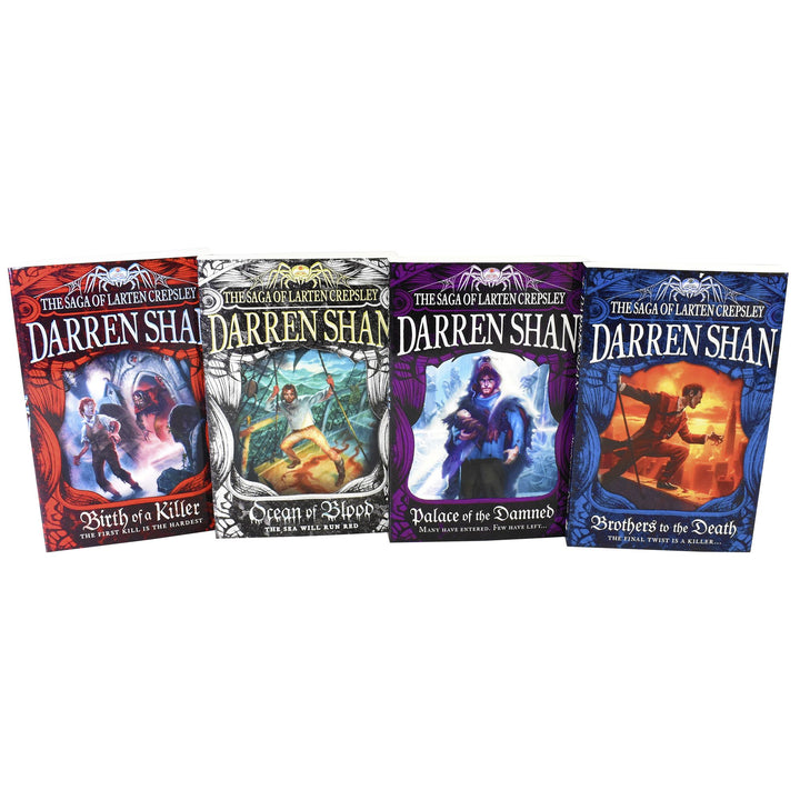 Saga Of Larten Crepsley 4 Books - Adult - Collection Paperback Set By Darren Shan Young Adult Harper Collins