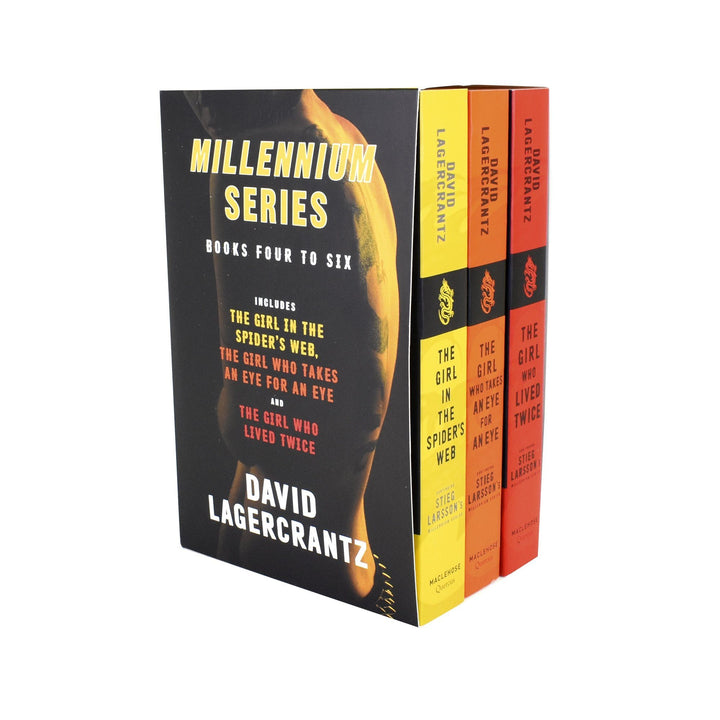 Stieg Larssons Millennium Series 3 Books Collection Box Set (Books 4 To 6) – Adult – Paperback - David Lagercrantz Young Adult Quercus