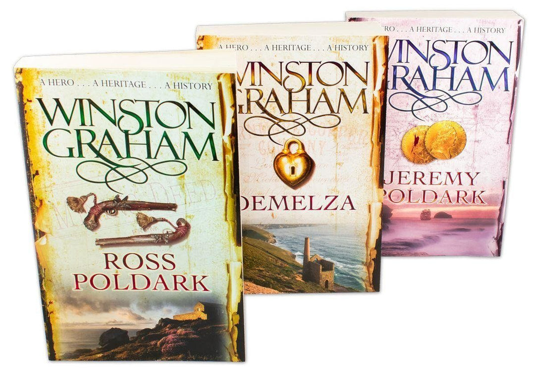 Winston Graham Poldark Series 3 Book Collection - Books 1-3 - Adult - Paperback Young Adult Pan Macmillan