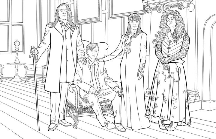 Harry Potter: An Official Colouring 4 Books Collection Set by Various Contributors - Paperback