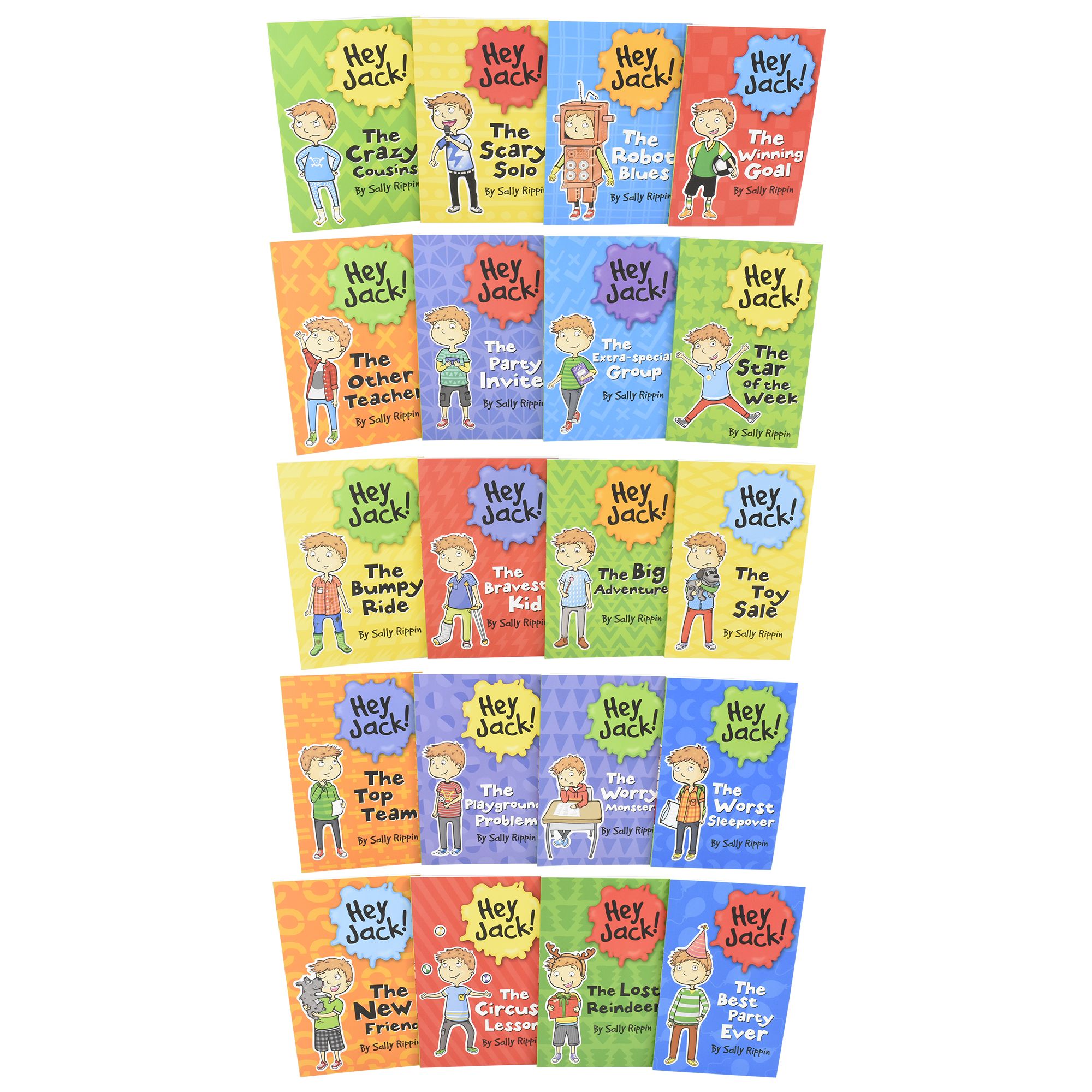 Hey Jack The Complete Jack Stack 20 Books Children Set Paperback By Rippin,Sally - St Stephens Books