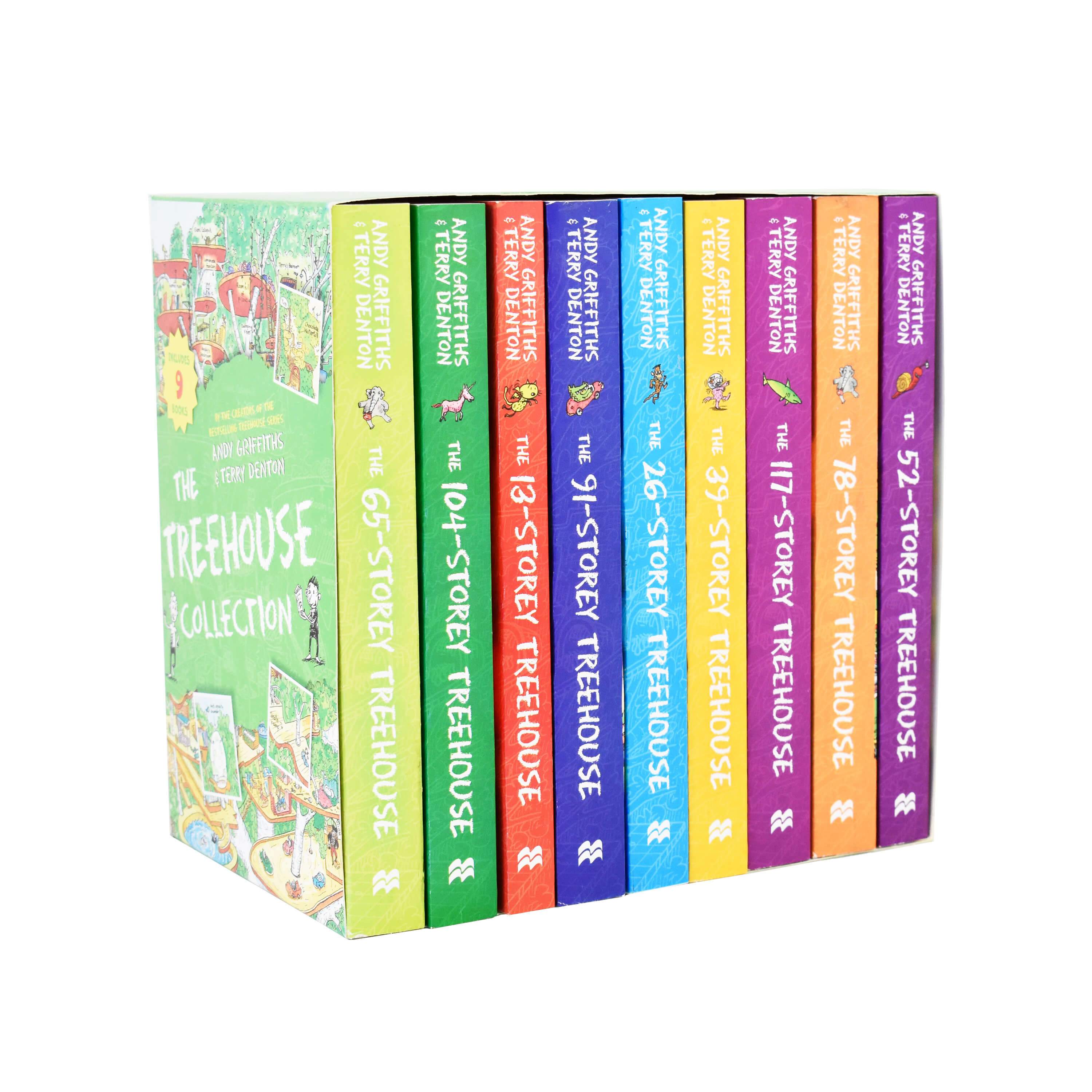 Age 7-9 - Treehouse 9 Books Children Collection Pack Paperback Gift Set By Andy Griffiths