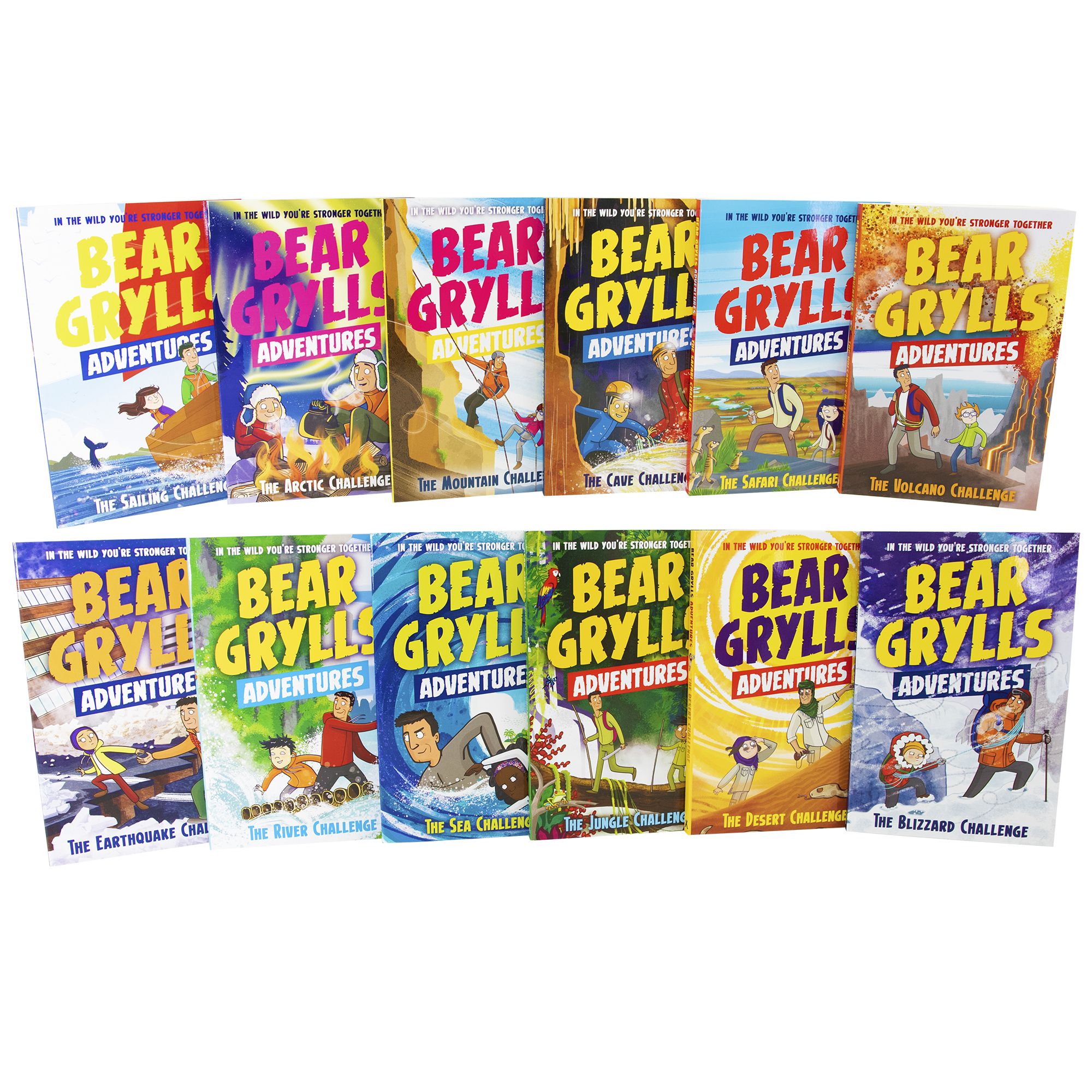 Bear Grylls Adventure 12 Books Young Adult Set Paperback Collection - St Stephens Books