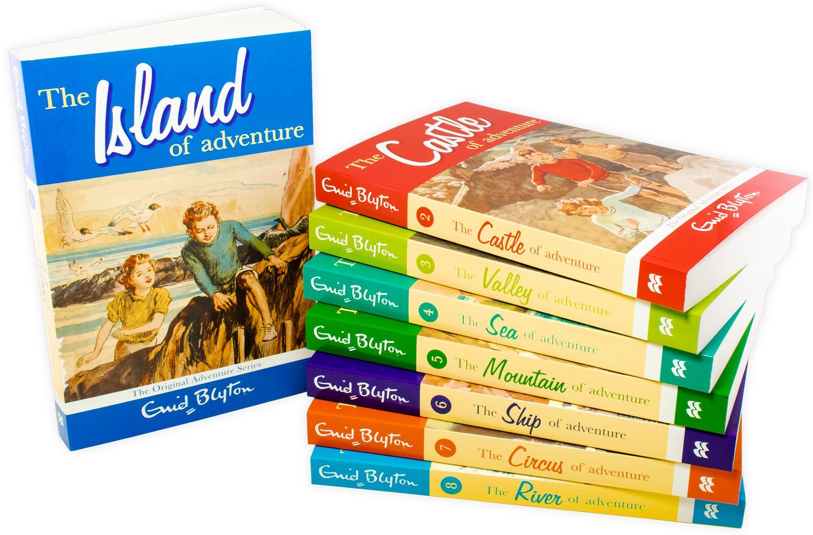 Enid Blyton's The Adventure Series 8 Books Children Collection Paperback Box Set - St Stephens Books