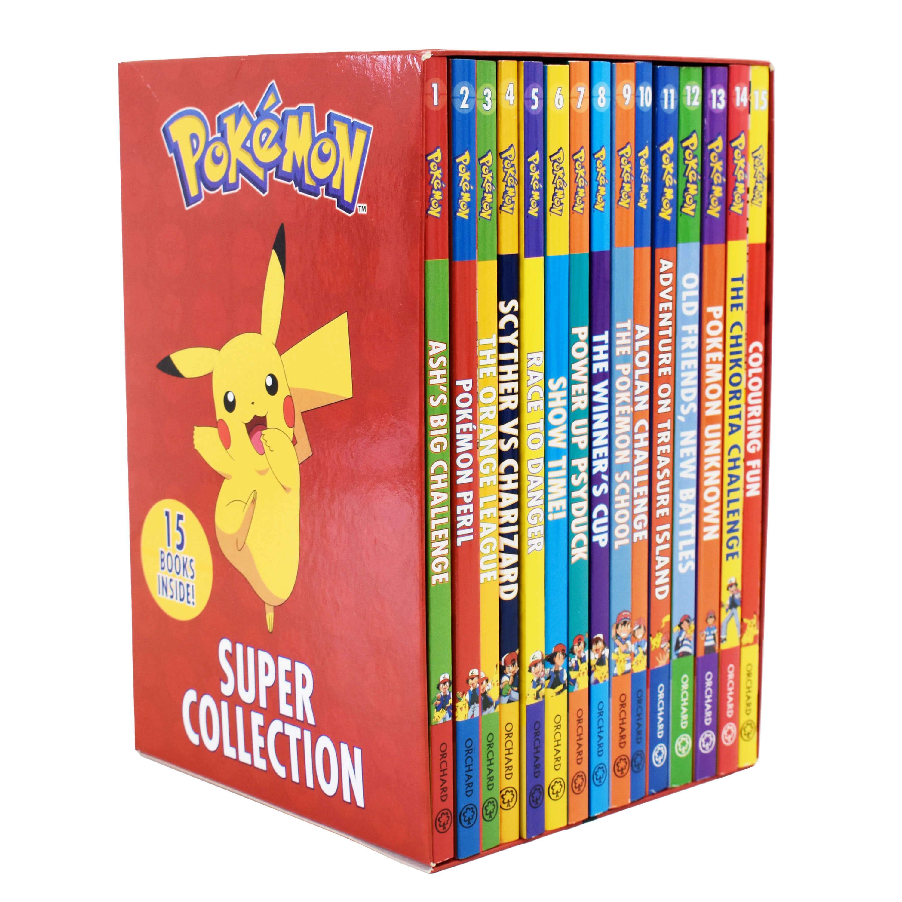 Age 9-14 - Pokemon Super Collection Series Books 1-15 Box Set By Tracey West - Ages 9-14 - Paperback