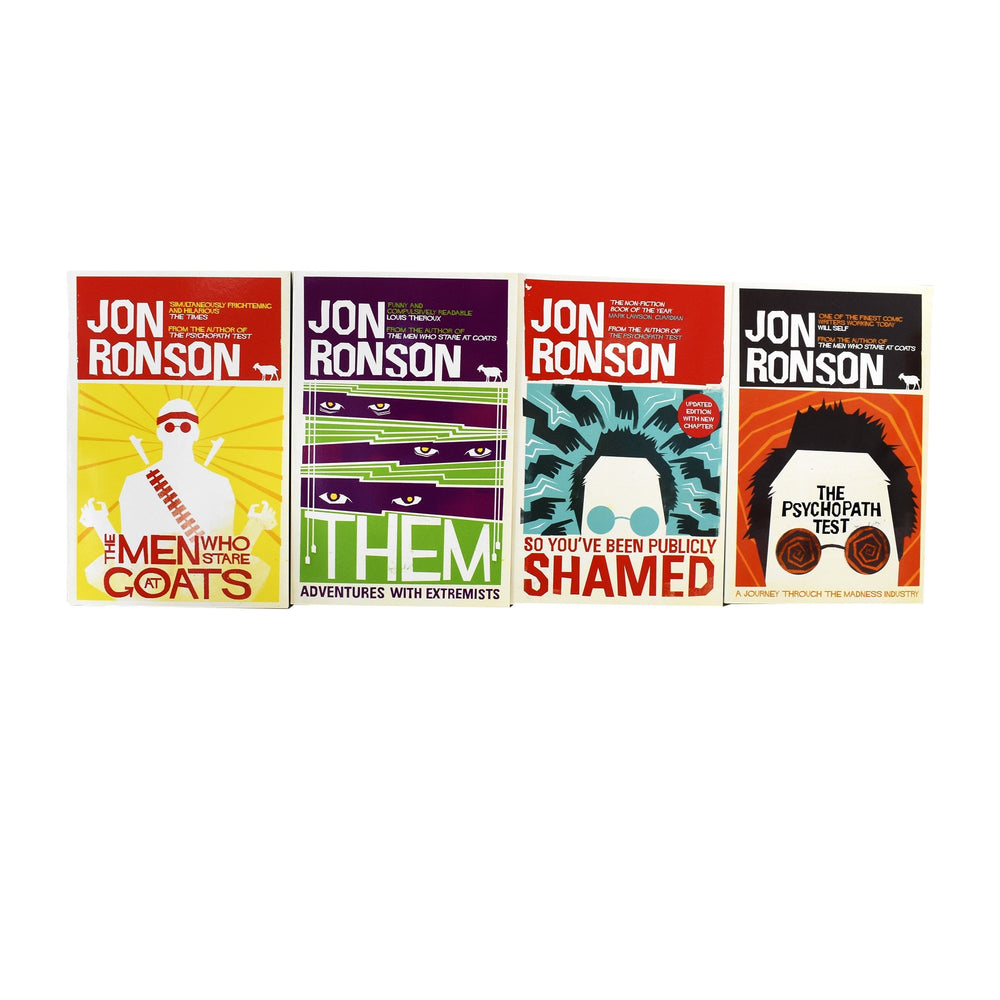 Jon Ronson 4 Books Young Adult Collection Paperback Set - St Stephens Books